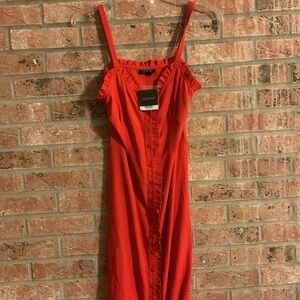 NWT red dress from topshop